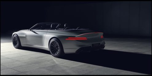 genesis unveils gorgeous electric convertible, suited for a french chateau