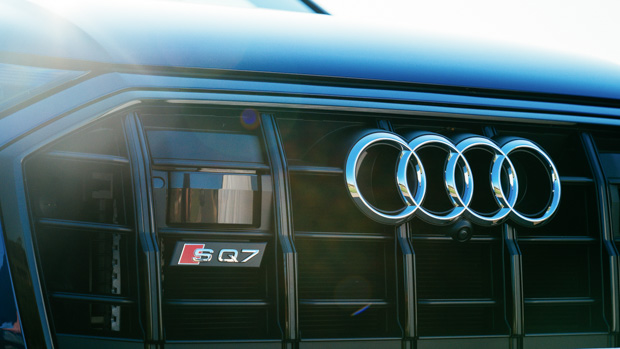 audi refreshes its iconic badge by removing chrome and going two-dimensional