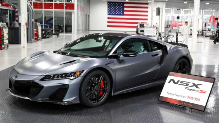 acura nsx type-s production ends, the wait for successor begins