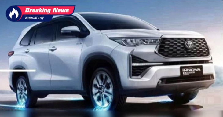 leaked: this is the new tnga-based 2023 toyota innova zenix before you're supposed to see it