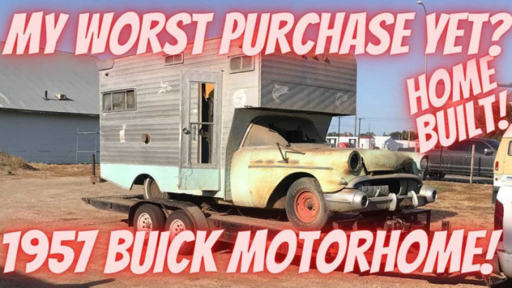 1957 buick roadmaster motorhome is a weird and awesome barn find