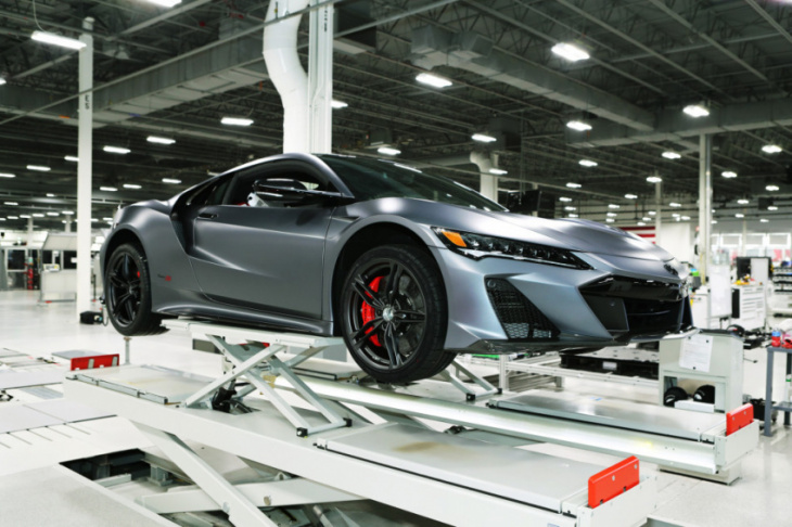 acura nsx production comes to an end