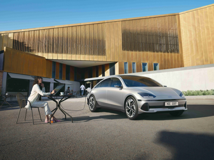 hyundai ioniq 6 electric sedan unveiling: 340-mile range, 320 horsepower, 77.4kwh battery