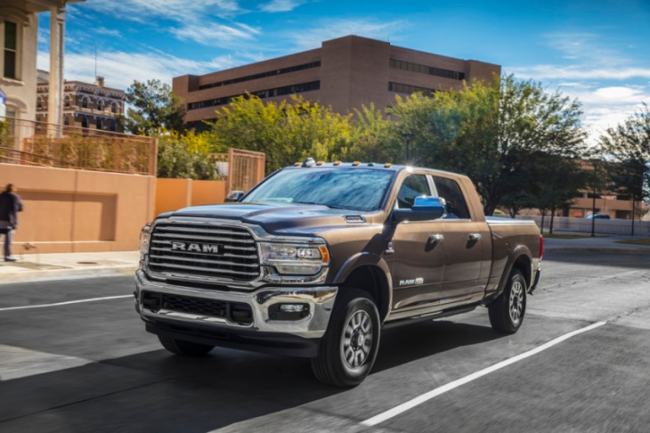 ram again recalls 2020-2023 diesel trucks after 16 fires reported