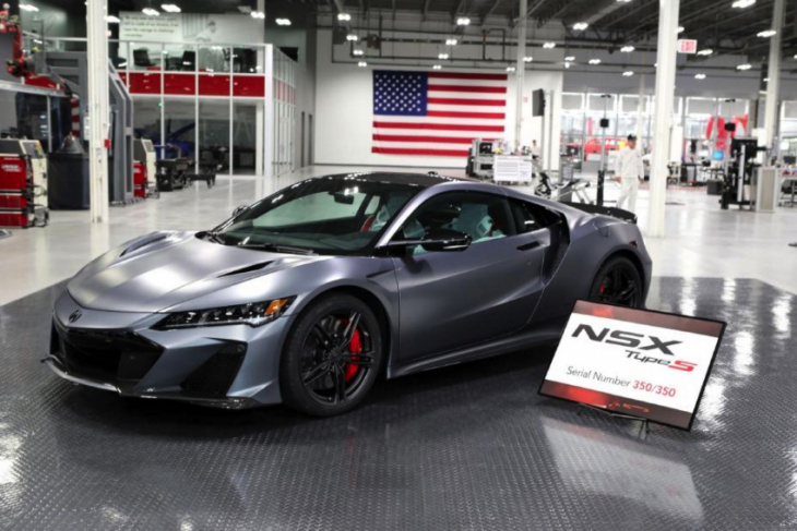 acura has officially ended production of the nsx