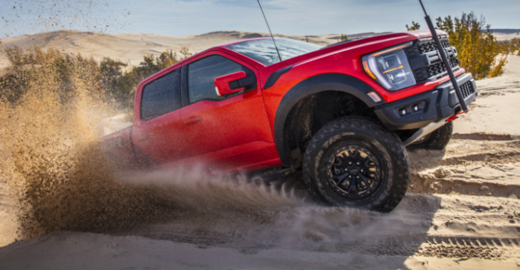 tuned for dunes: ford f-150 raptor r