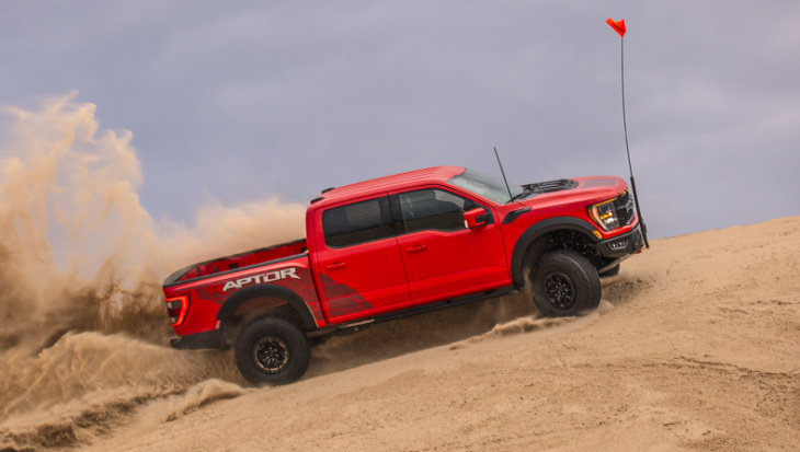 tuned for dunes: ford f-150 raptor r