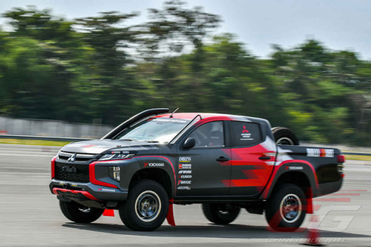 team mitsubishi ralliart returns to competition at asia cross country rally 2022