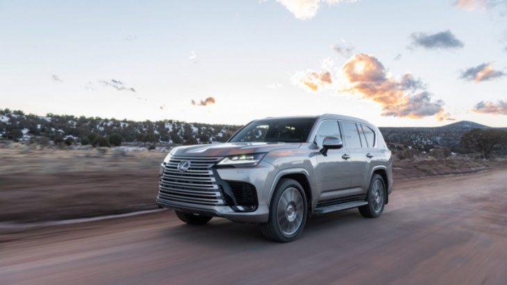 android, 2023 lexus lx 600 continues with minor changes