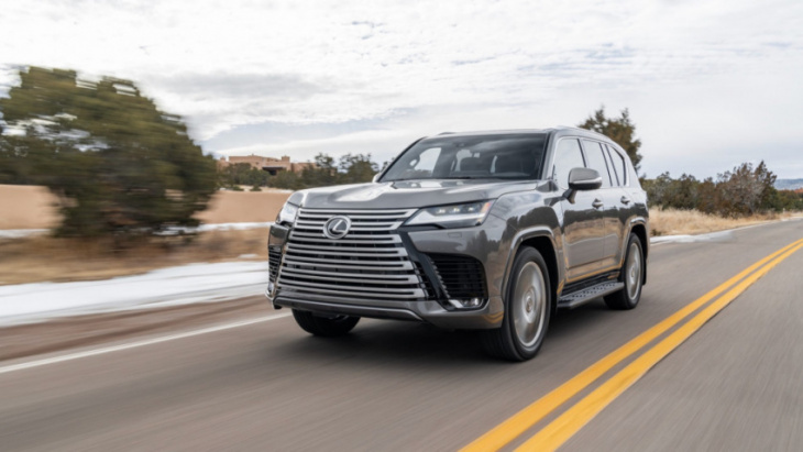 android, 2023 lexus lx 600 continues with minor changes
