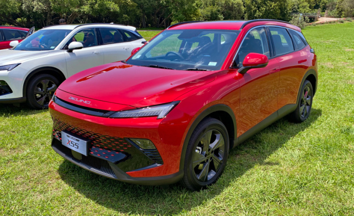 android, first drive in the new baic beijing x55 in south africa