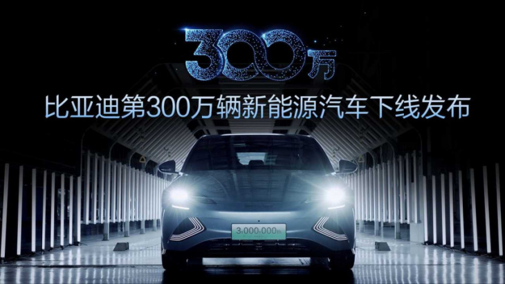3 millionth byd new energy vehicle rolls off production line