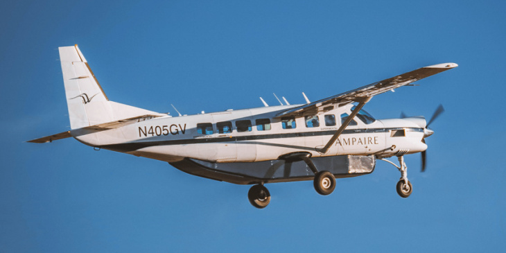 ampaire’s hybrid 9-seater takes to the skies