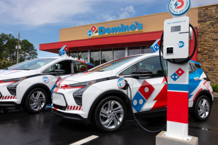 domino’s is buying a fleet of chevrolet bolt evs to deliver pizzas
