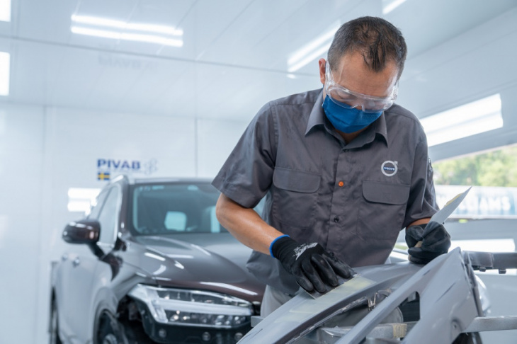 federal auto cars first to be approved as volvo certified damage repair centre