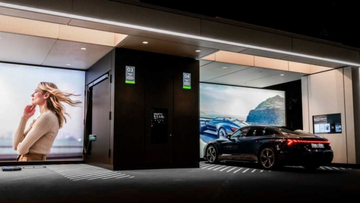 the second audi charging hub opened in zürich, switzerland