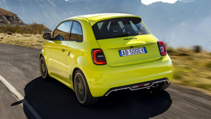 new abarth 500e is a 152bhp electric hot hatchback