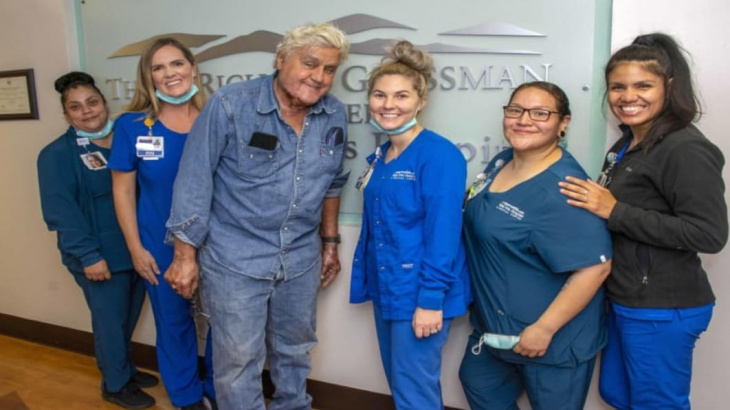jay leno released from burn center after car fire incident