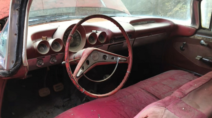 rare 1960 chevrolet impala 348 tri-power found after being parked for over 30 years