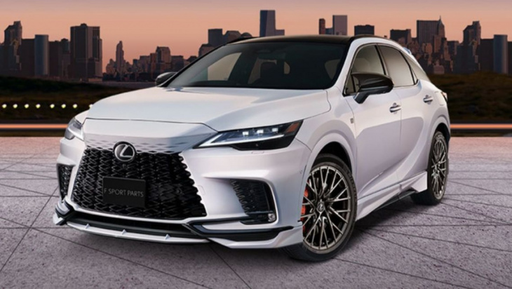 2023 lexus rx sharpened up by chassis tuning and visual mods from toyota racing development