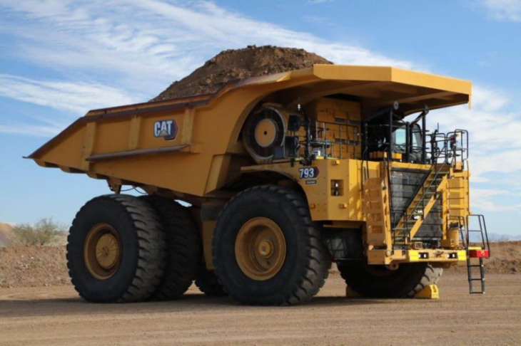 caterpillar tests massive battery electric mining truck destined for australian mine