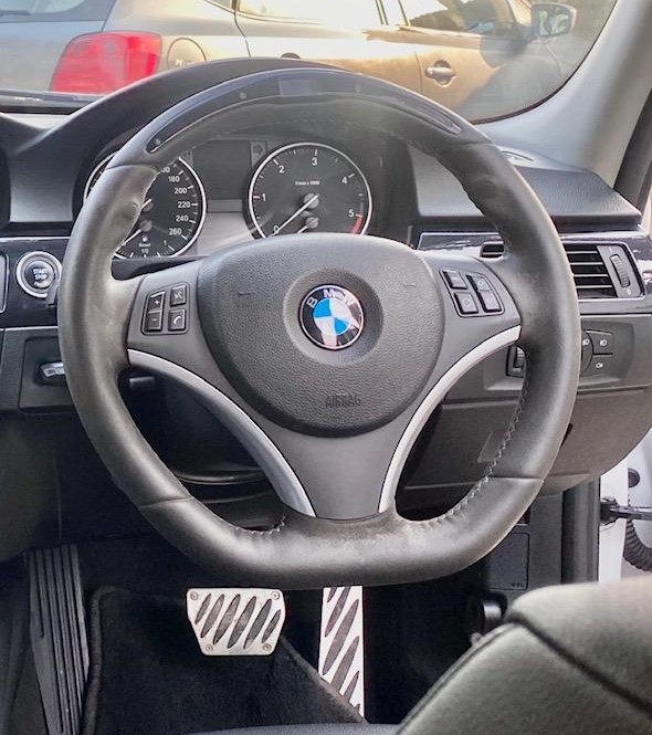 sprucing up my bmw 320d: how i cleaned up an alcantara steering wheel
