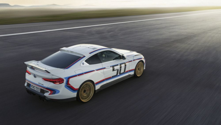 bmw 3.0 csl is back, revived with 553 hp and a six-speed manual