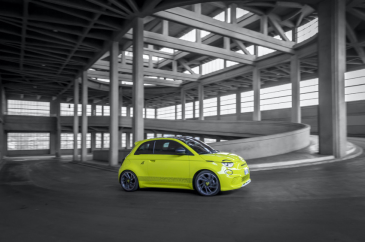 abarth enters the electric age with the 500e