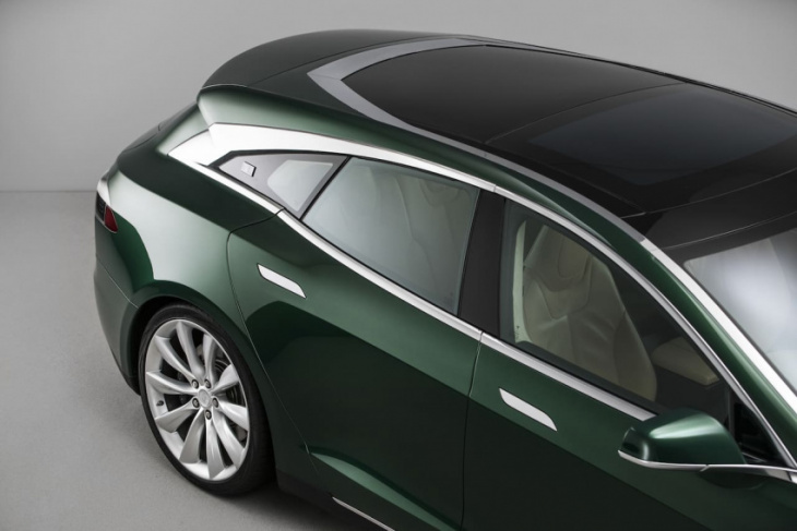 this is the tesla model s shooting brake, except it’s not made by tesla!