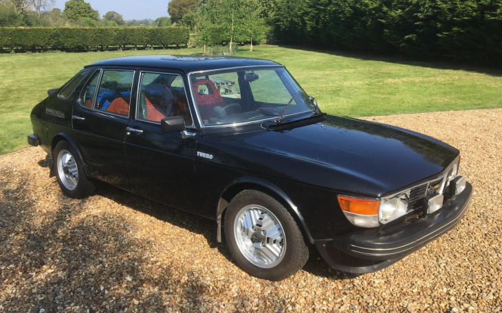uk’s rarest cars: 1978 saab 99 turbo five-door, one of fewer than 10 left on british roads