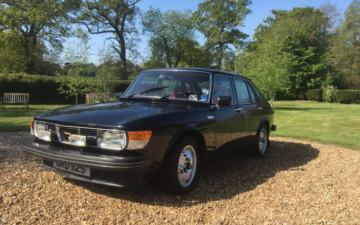 uk’s rarest cars: 1978 saab 99 turbo five-door, one of fewer than 10 left on british roads
