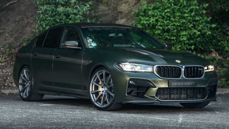 bmw m5 cs gets even more power from manhart, tuned to nearly 800 hp