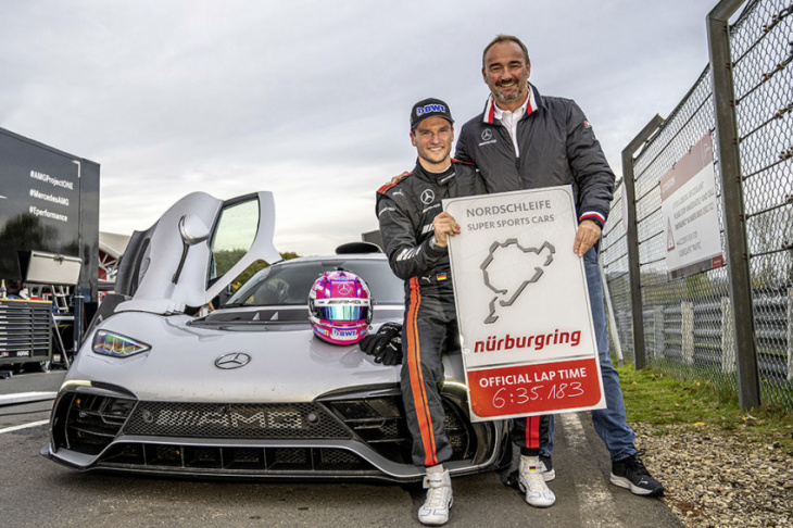 mercedes-amg one is now number one at the nordschleife