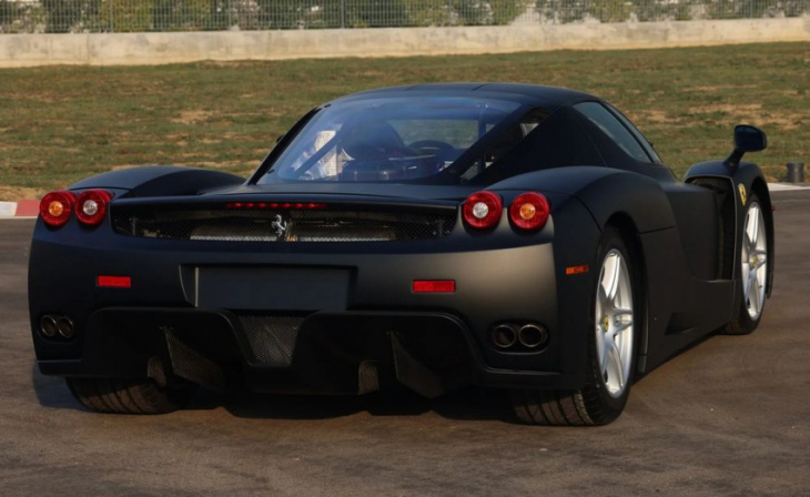 your chance to buy a brunei royal's matte black ferrari enzo is here