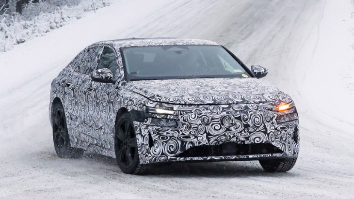 audi a6 e-tron: next year's new electric tesla fighter spied