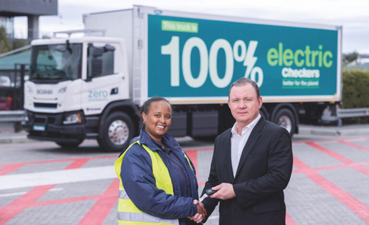 shoprite employs first heavy-duty electric truck in south africa
