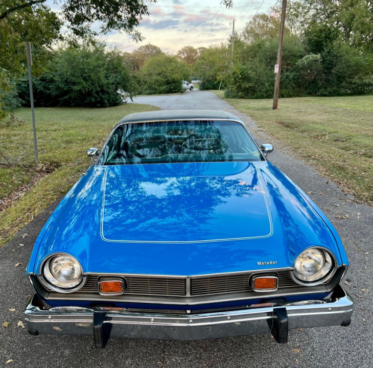 this petty blue amc matador is selling at the raleigh classic