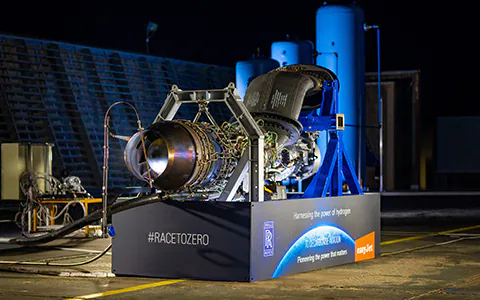 rolls royce achieves a world first in hydrogen powered aviation