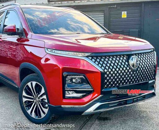2023 mg hector facelift exterior leaks – new front and rear