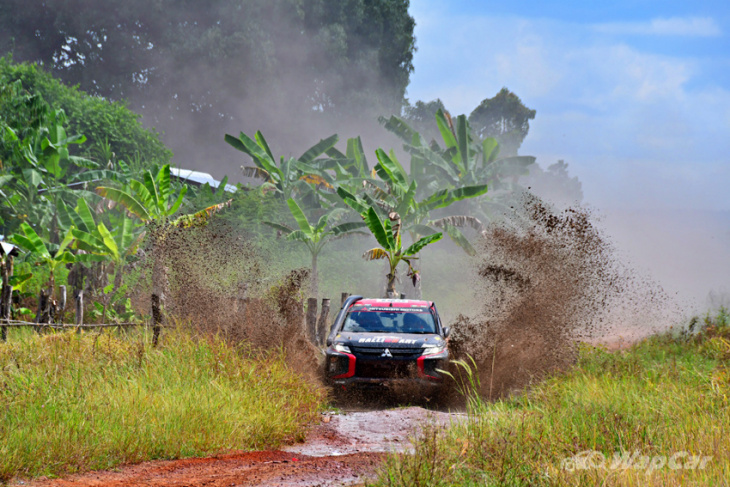 mitsubishi triton finishes 1st in maiden asia cross country rally 2022