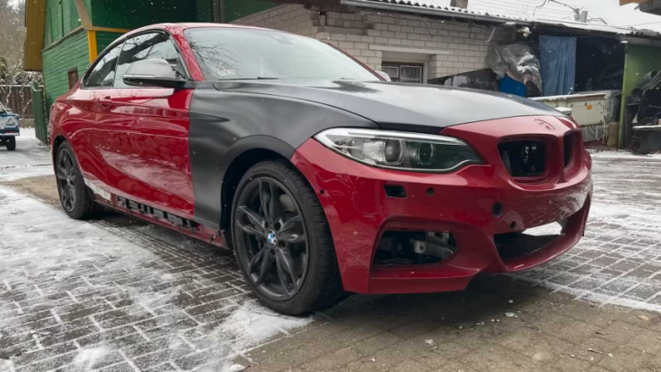 bmw m240i returns to life after front-end repair