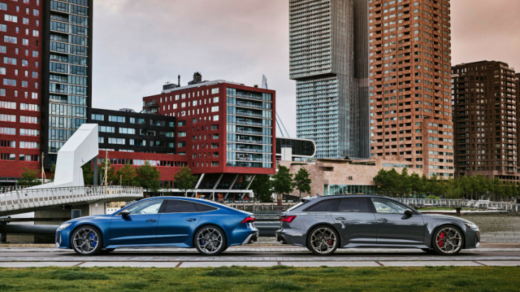 audi rs 6 avant and rs 7 sportback: a hotter performance treatment for the duo