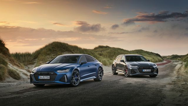 2023 audi rs6 and rs7 performance get 621 hp, new differential