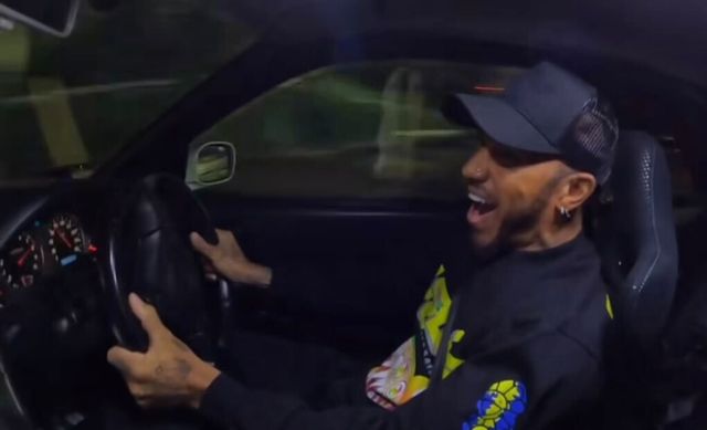 the rental company that owns the r34 lewis hamilton drove is not happy
