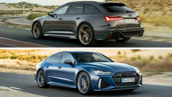 rings of power! audi rs6 and rs7 get more under the bonnet in performance spec