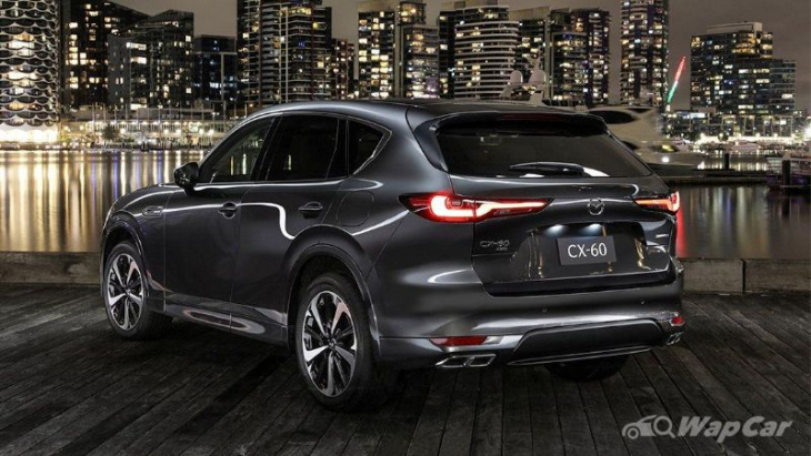 malaysia-bound mazda cx-60 launched in australia as a hybrid-only model, 328 ps / 500 nm