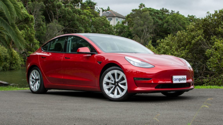 australia's most popular electric car, the tesla model 3, is in line for an update next year - report
