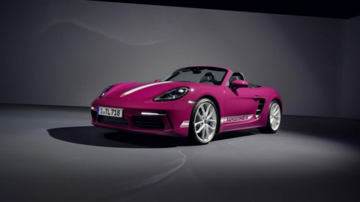 what we know so far about the porsche 718 boxster and 718 cayman style editions