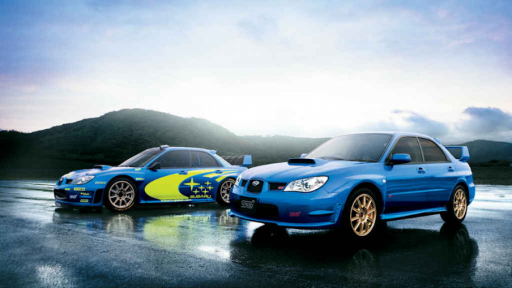 subaru wrx sti, mitsubishi lancer evolutions are now considered as collectible cars