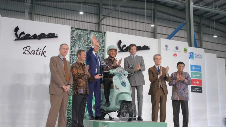 piaggio group opens new scooter manufacturing facility in indonesia